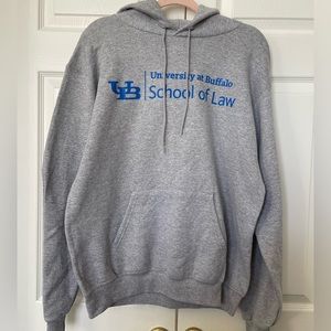 University at Buffalo | School of Law | Grey Hoodie Size Medium